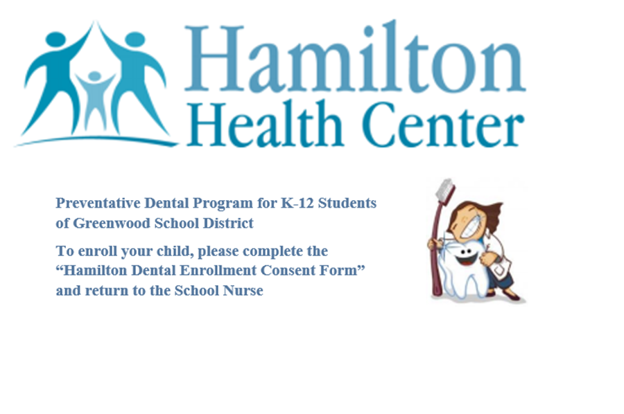 Hamilton Health Center.   To enroll your child, please complete the Hamilton dental enrollment consent form and return to the school nurse 