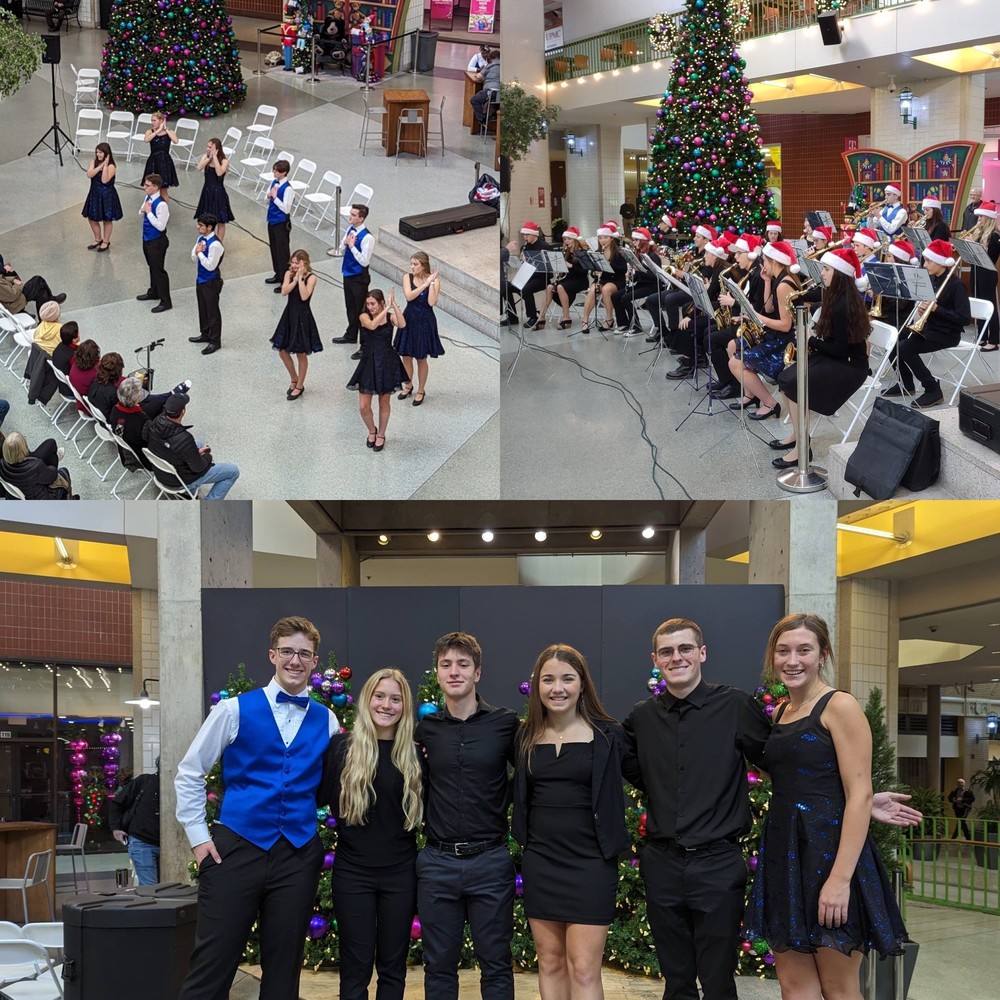 Jazz Band and Swing Choir perform at Strawberry Square