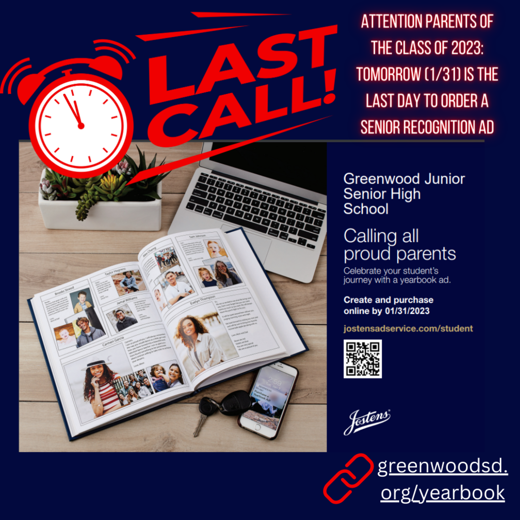 Last Call for Senior Recognition Ads!