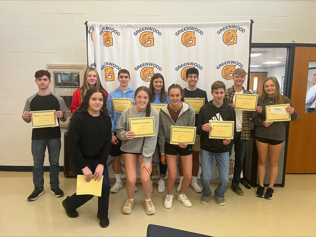 Greenwood MS/HS 3rd Marking Period Students of the Quarter